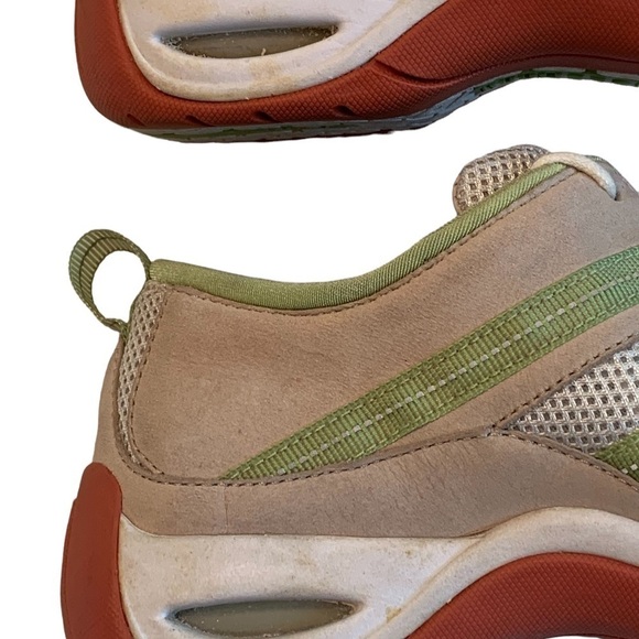 Cole Haan Nike Air D16126 Nubuck Tan & Lime Green Sneakers  Vintage Size… - Picture 11 of 11